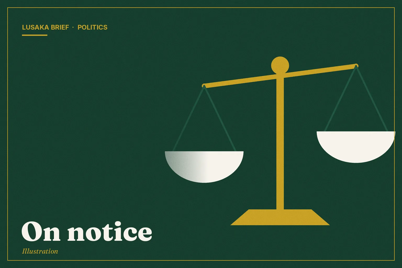 Illustration: On notice