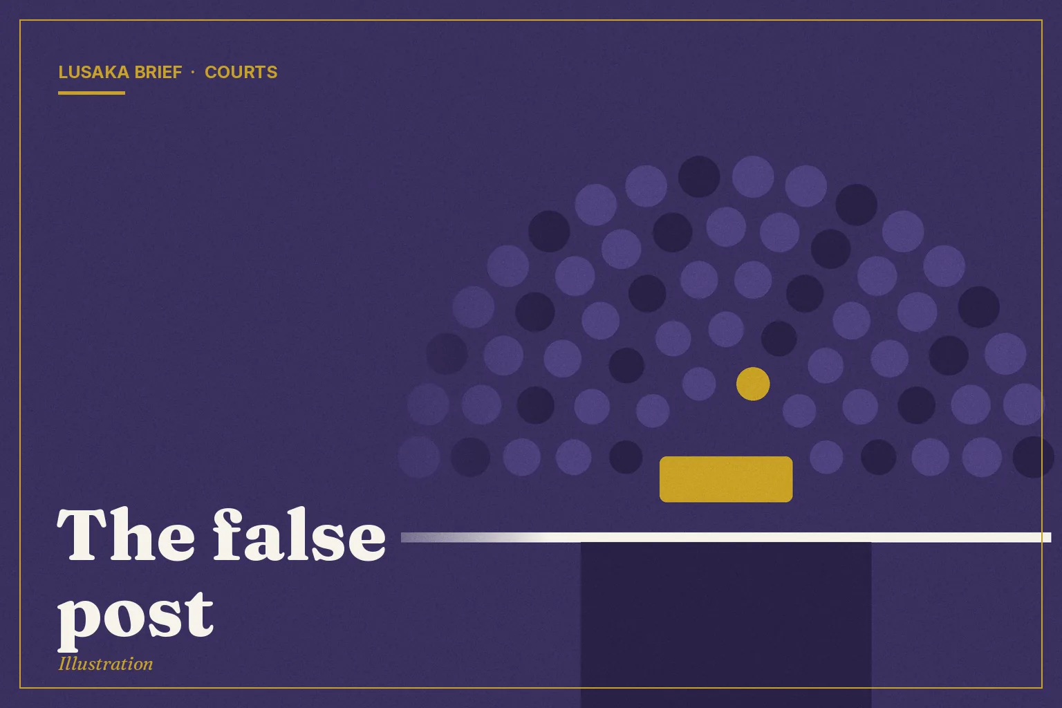 Illustration: The false post