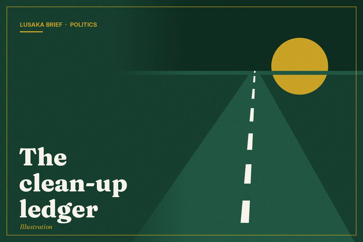 Illustration: The clean-up ledger