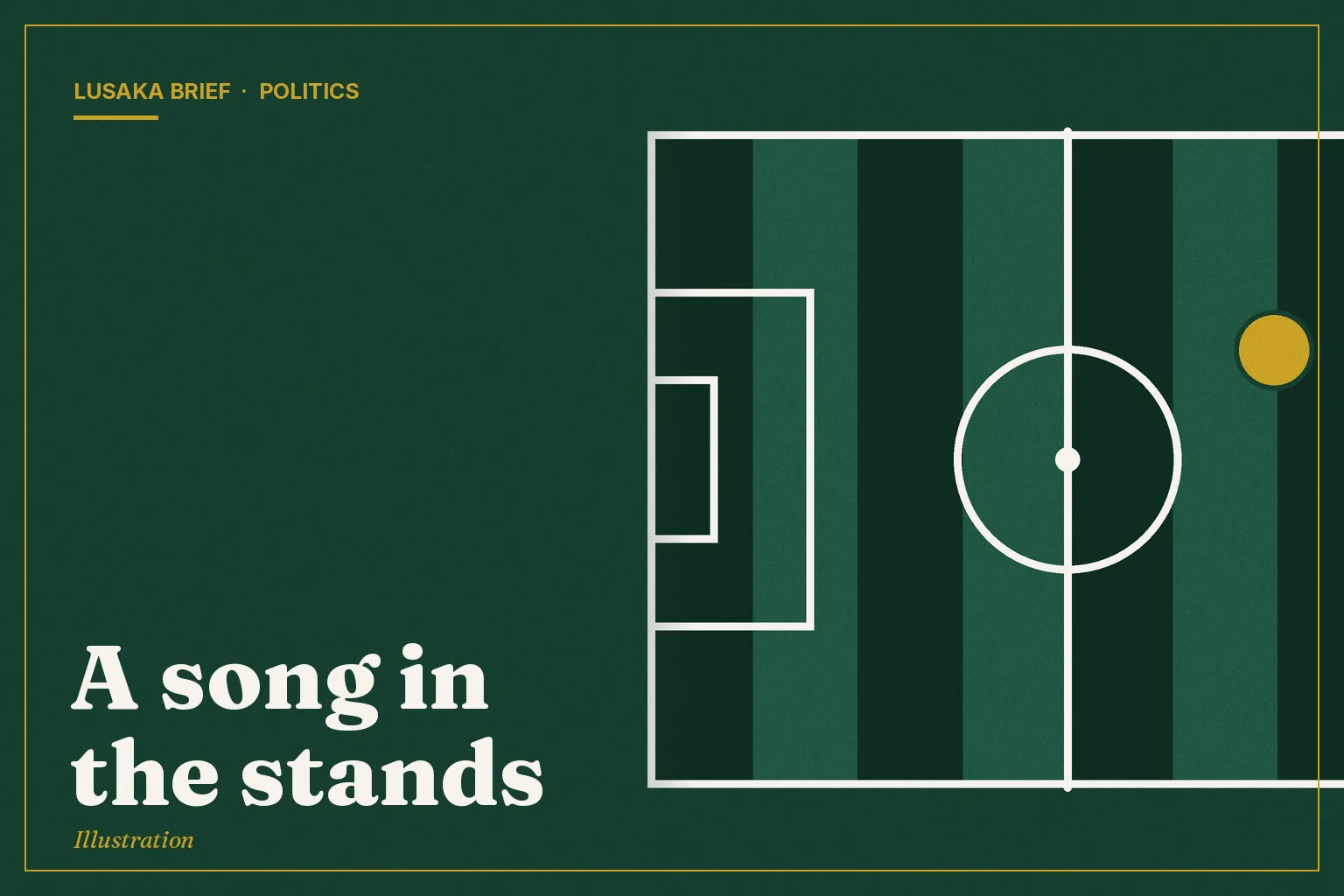 Illustration: A song in the stands