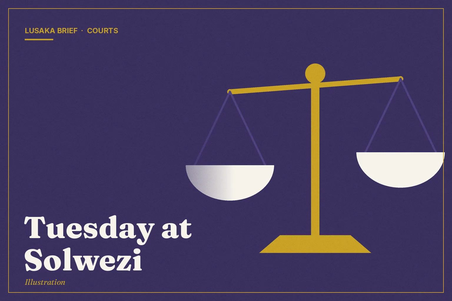 Illustration: Tuesday at Solwezi