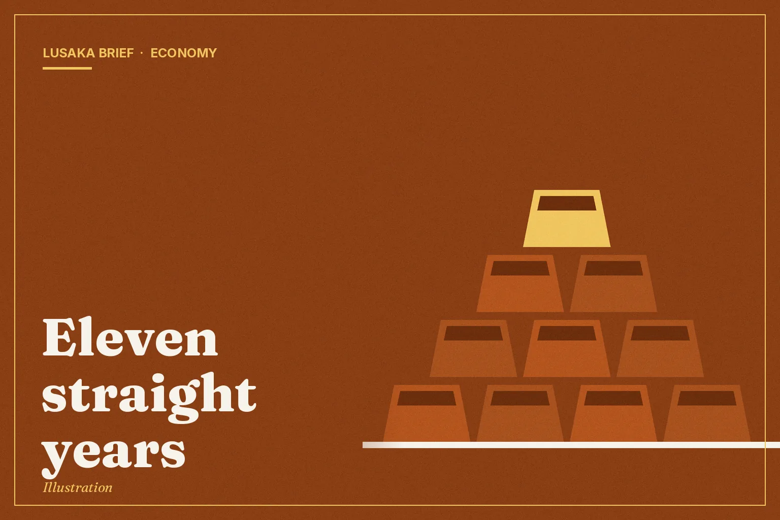 Illustration: Eleven straight years