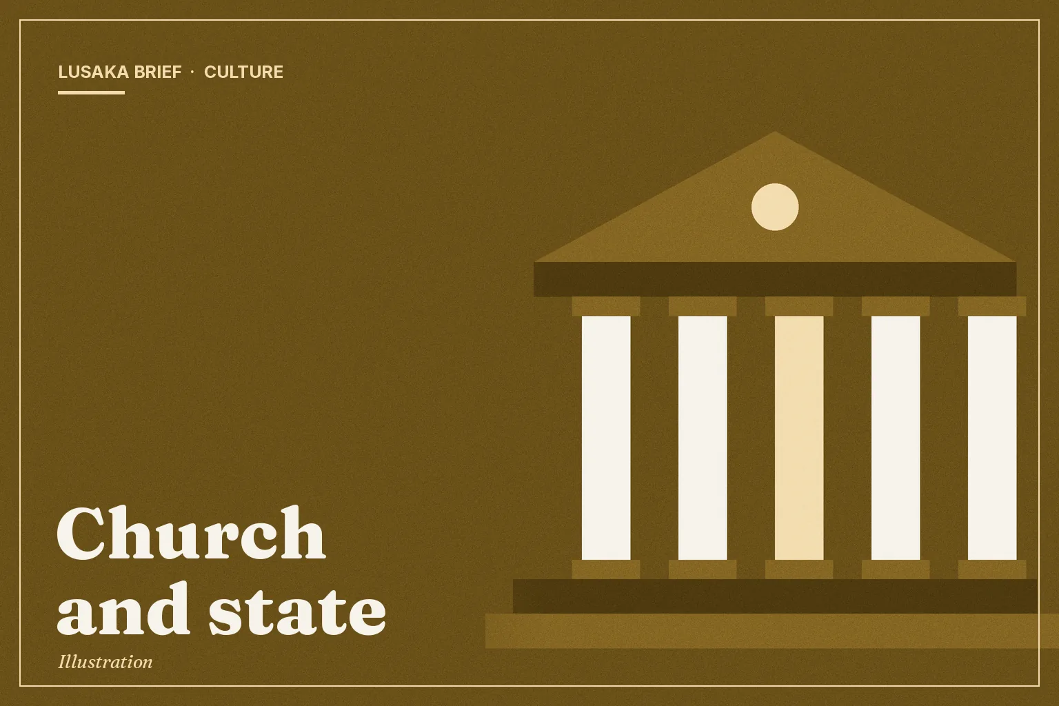 Illustration: Church and state