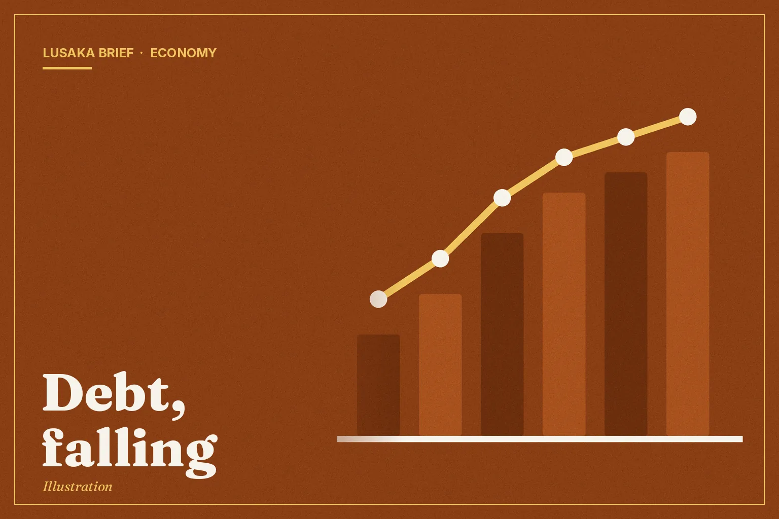 Illustration: Debt, falling