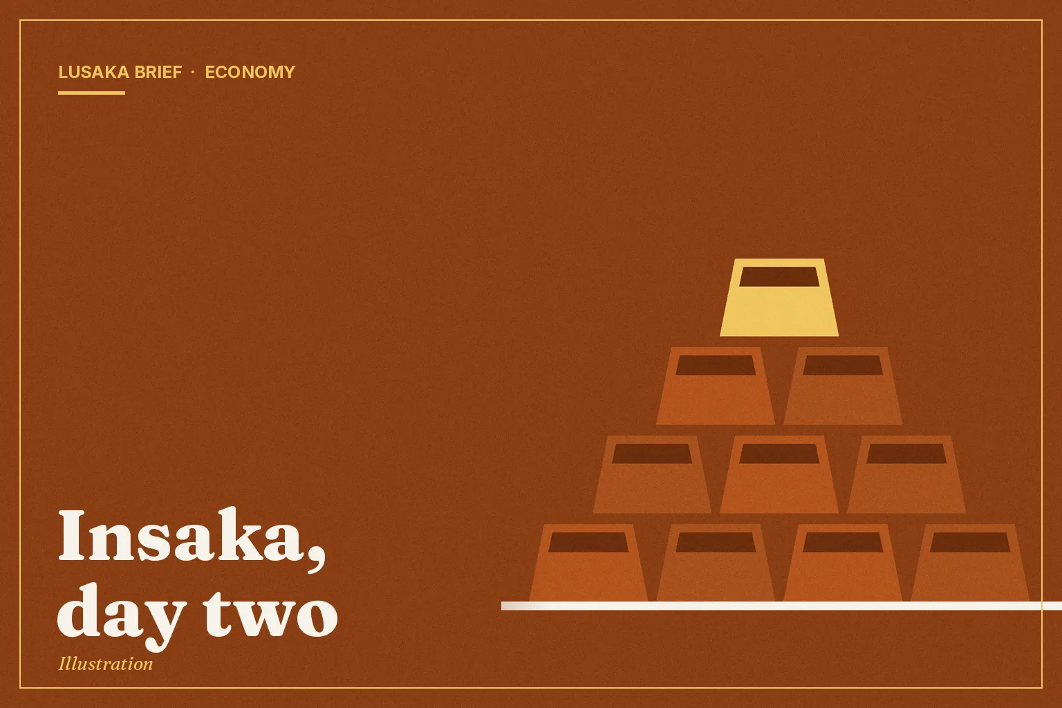 Illustration: Insaka, day two
