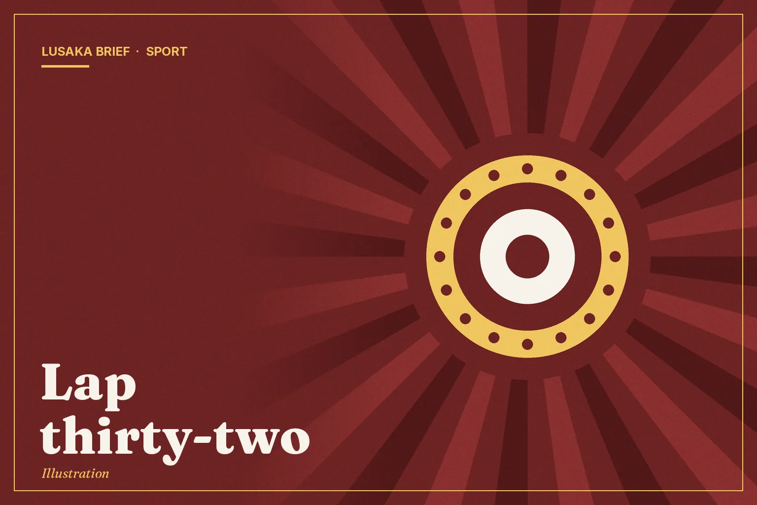 Illustration: Lap thirty-two