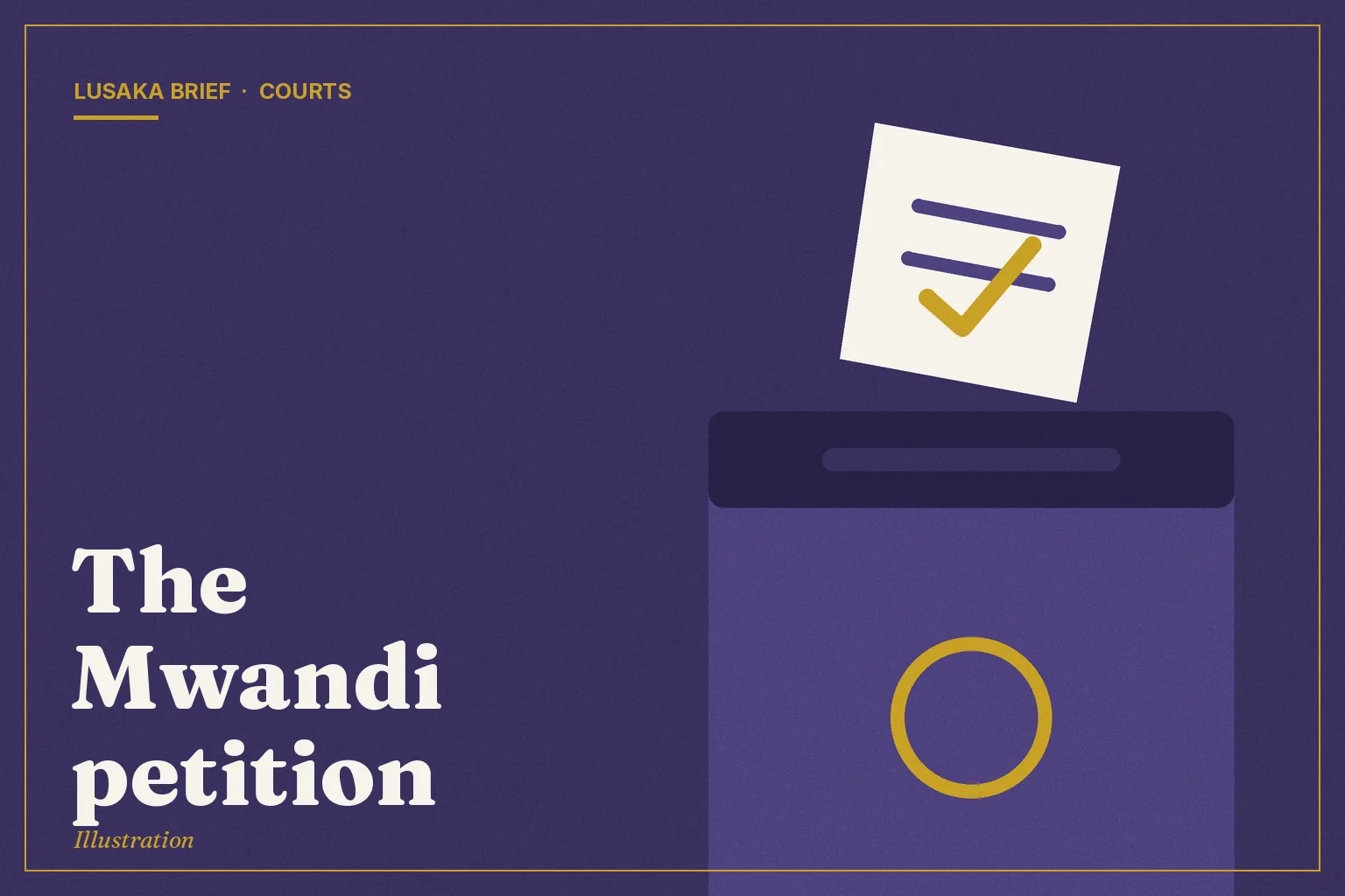 Illustration: The Mwandi petition