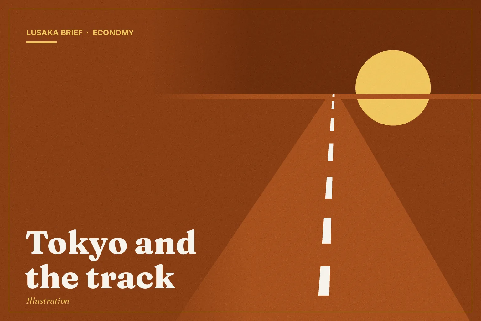 Illustration: Tokyo and the track