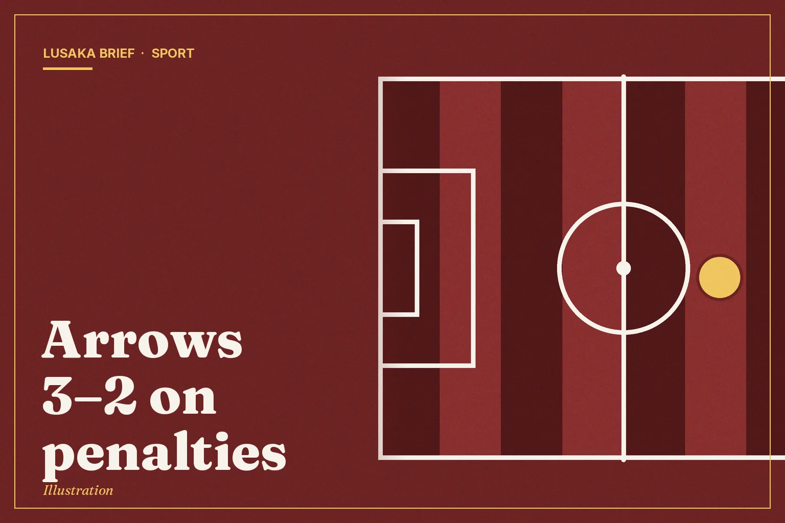 Illustration: Arrows 3–2 on penalties