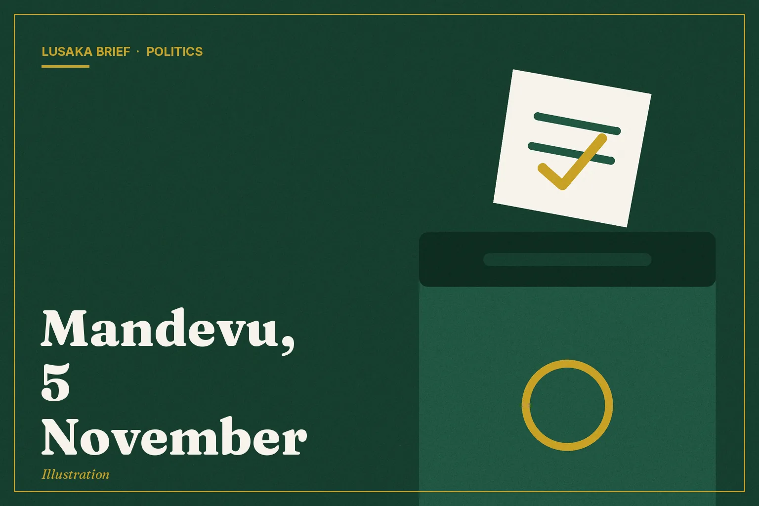 Illustration: Mandevu, 5 November
