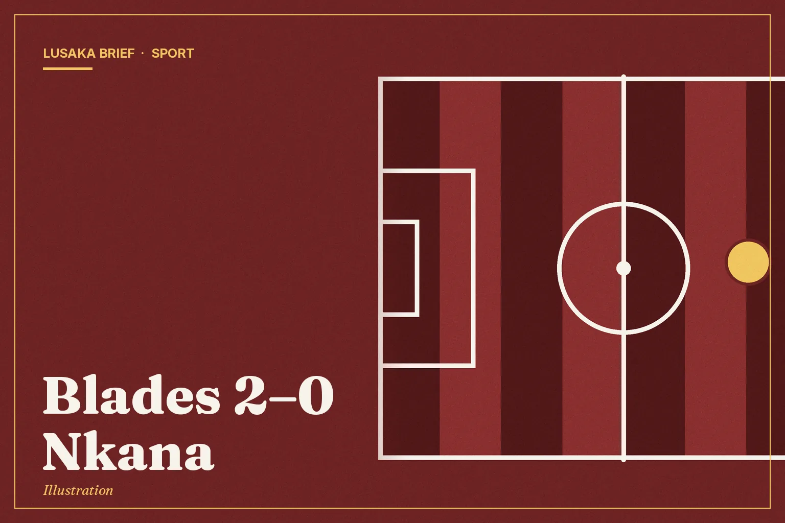 Illustration: Blades 2–0 Nkana