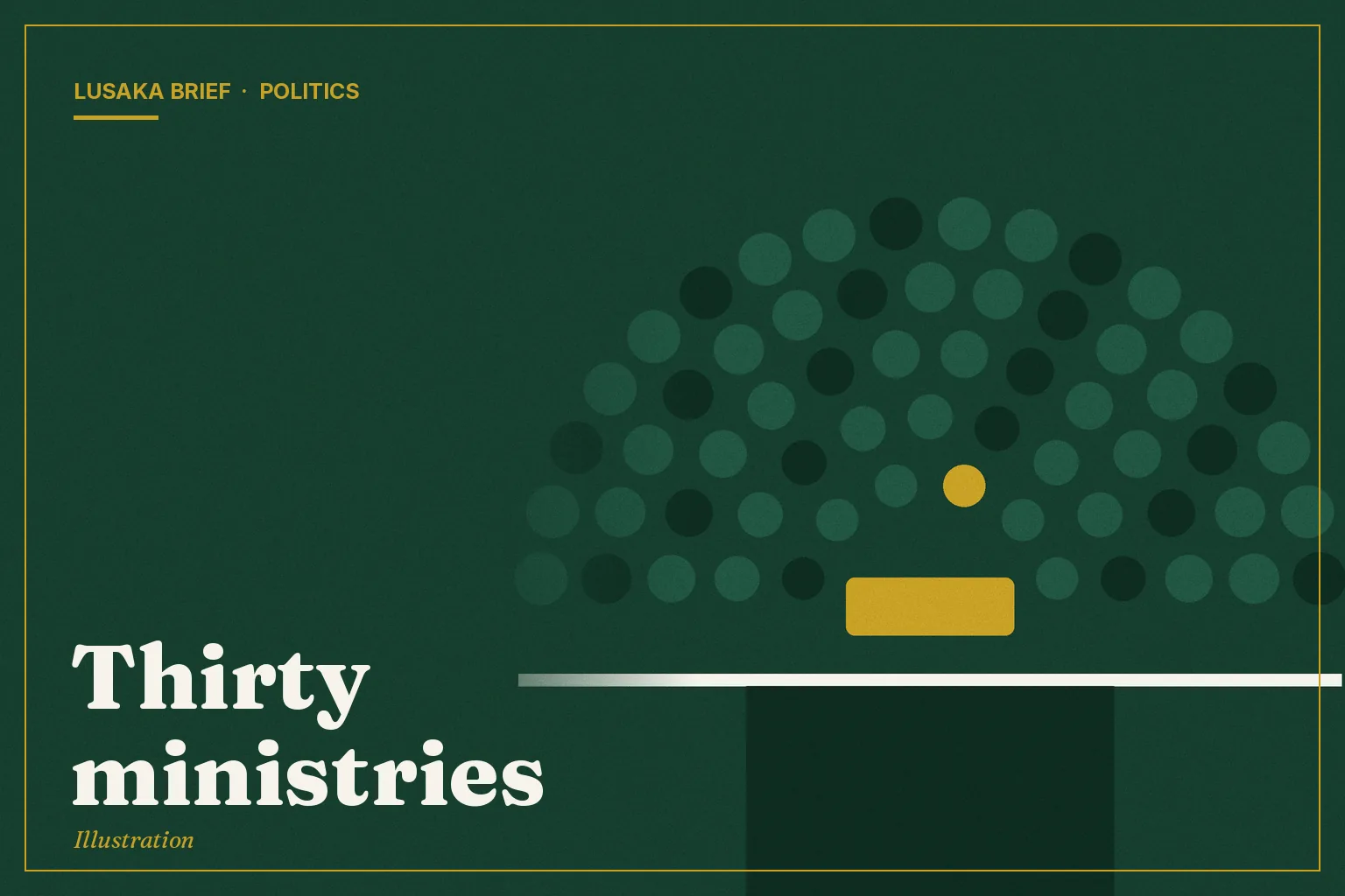 Illustration: Thirty ministries