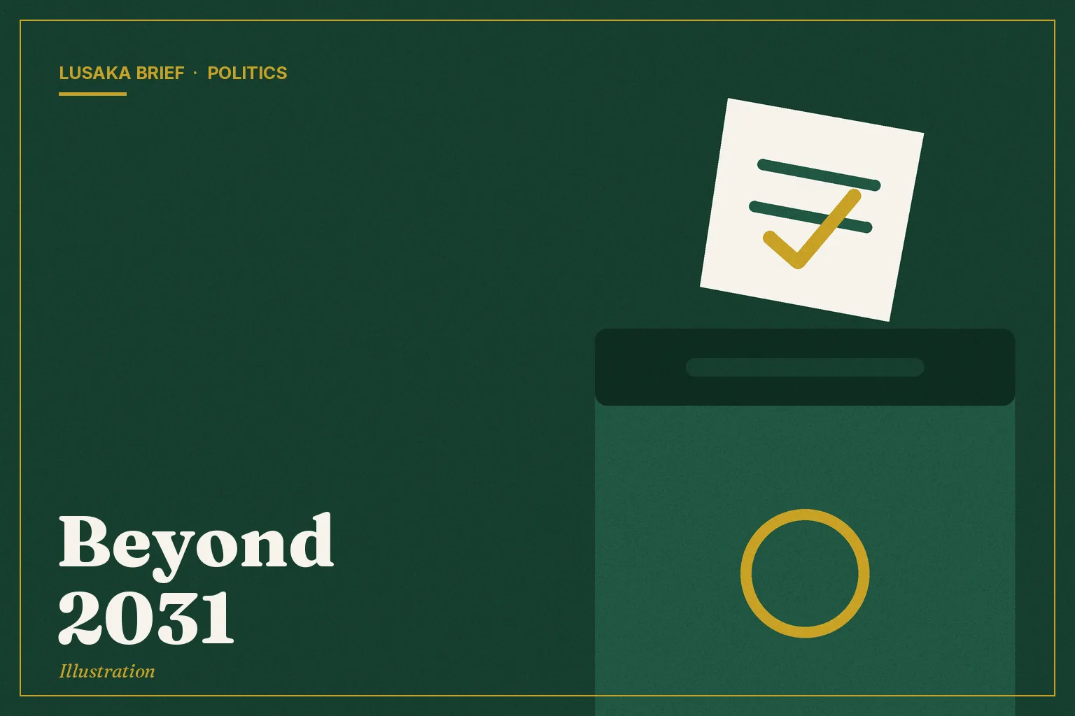 Illustration: Beyond 2031
